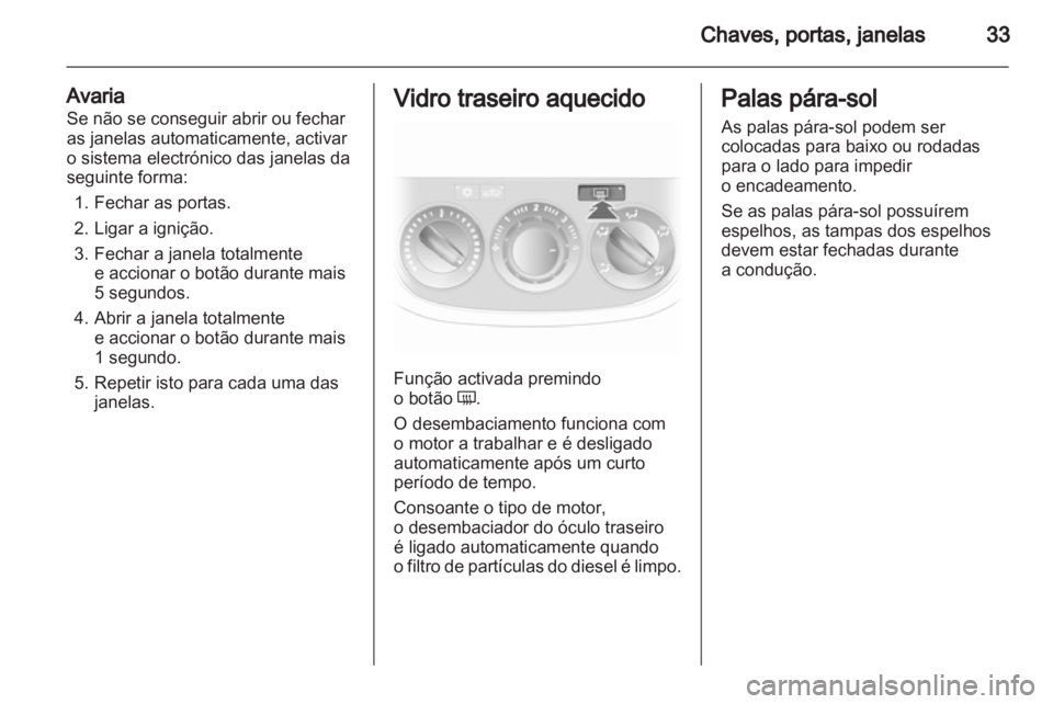 OPEL CORSA 2012  Manual de Instruções (in Portugues) 