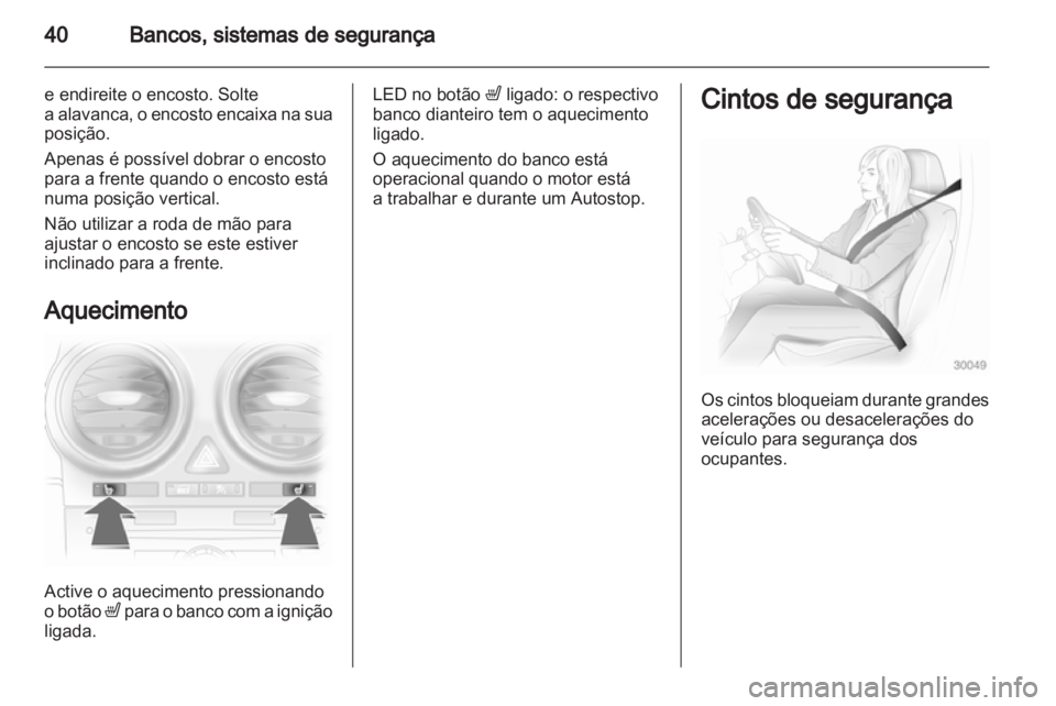 OPEL CORSA 2012  Manual de Instruções (in Portugues) 