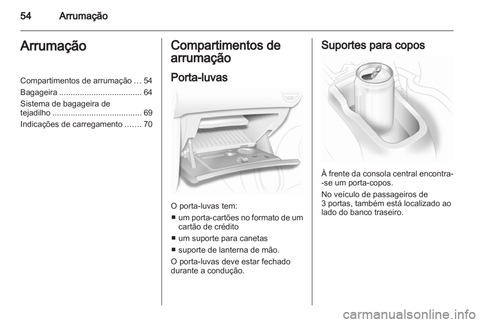 OPEL CORSA 2012  Manual de Instruções (in Portugues) 