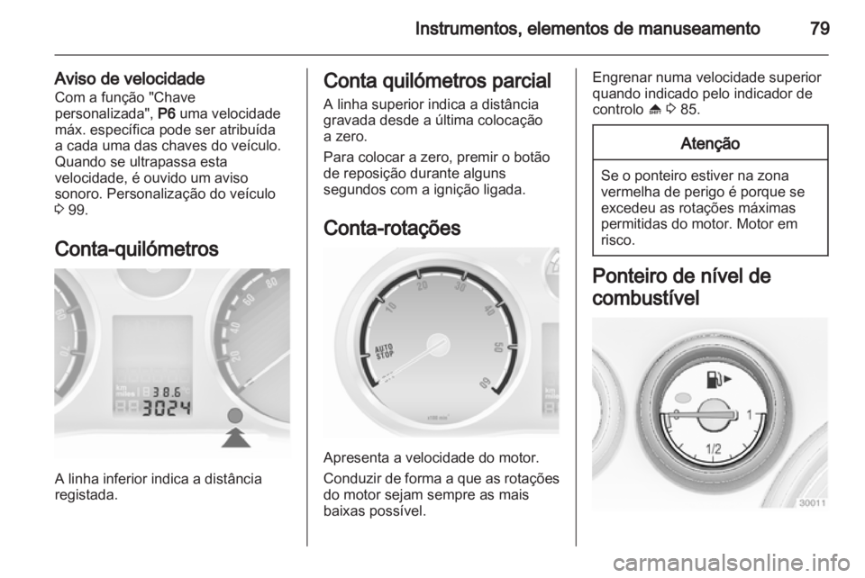 OPEL CORSA 2012  Manual de Instruções (in Portugues) 