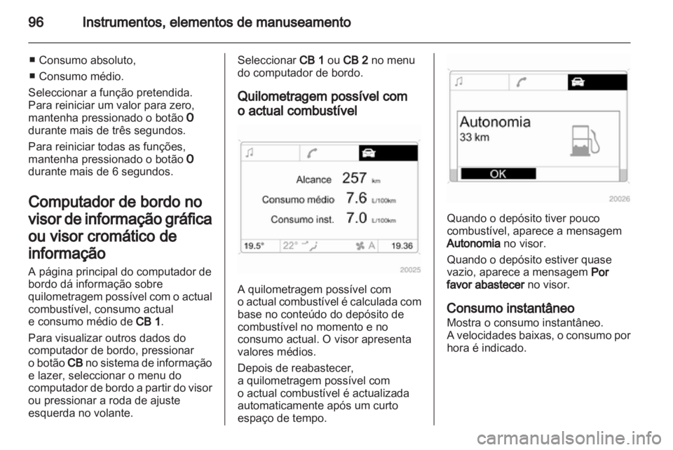 OPEL CORSA 2012  Manual de Instruções (in Portugues) 
