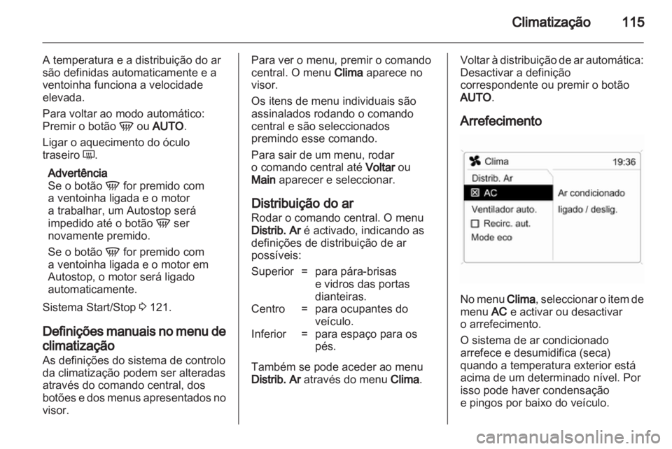 OPEL CORSA 2012.5  Manual de Instruções (in Portugues) 