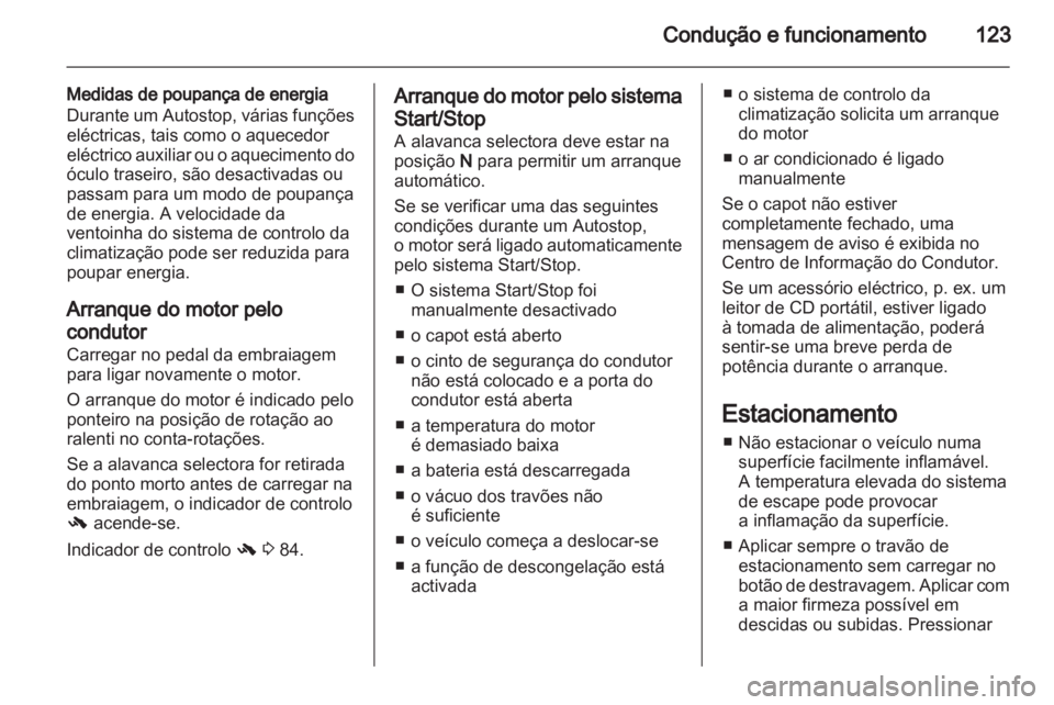 OPEL CORSA 2012.5  Manual de Instruções (in Portugues) 