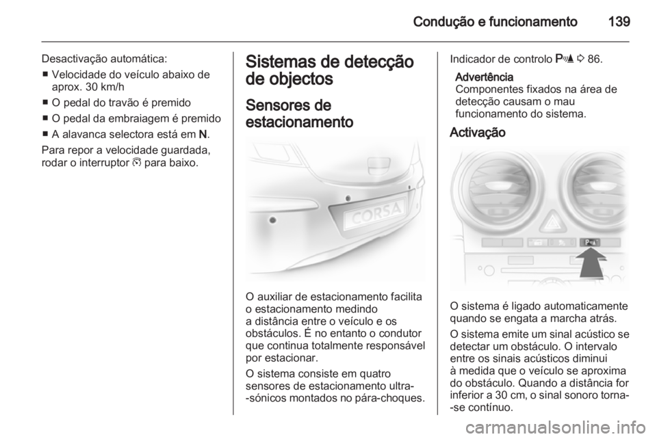 OPEL CORSA 2012.5  Manual de Instruções (in Portugues) 