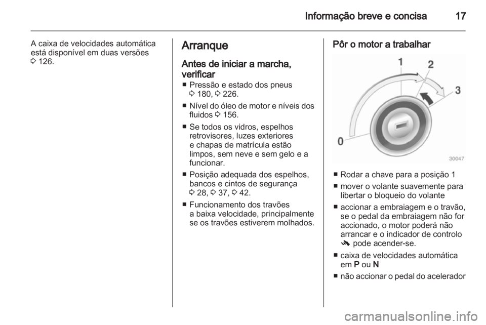 OPEL CORSA 2012.5  Manual de Instruções (in Portugues) 