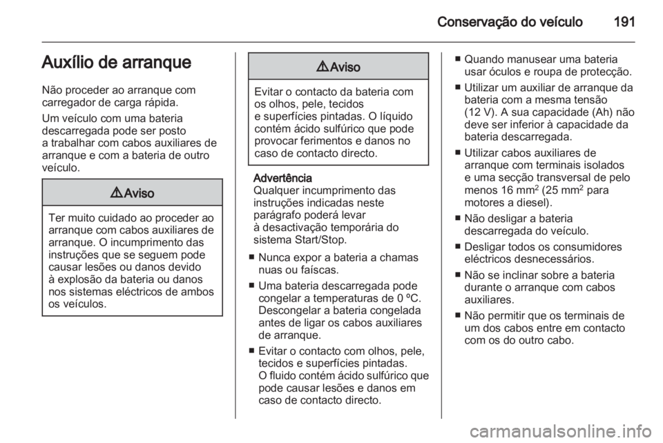 OPEL CORSA 2012.5  Manual de Instruções (in Portugues) 