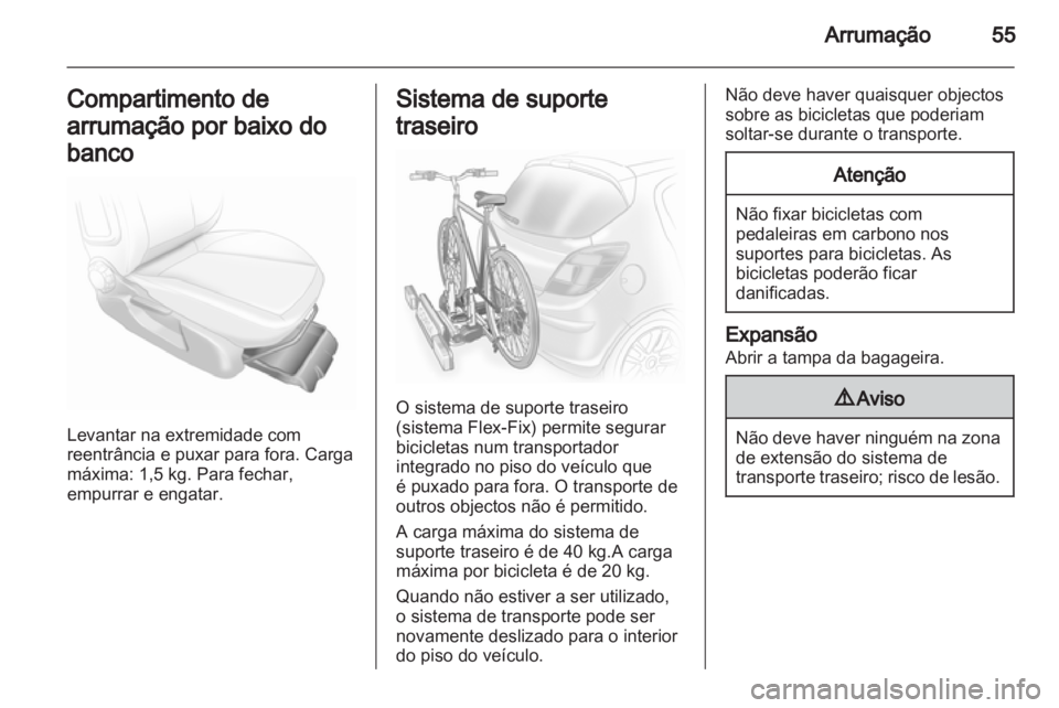 OPEL CORSA 2012.5  Manual de Instruções (in Portugues) 