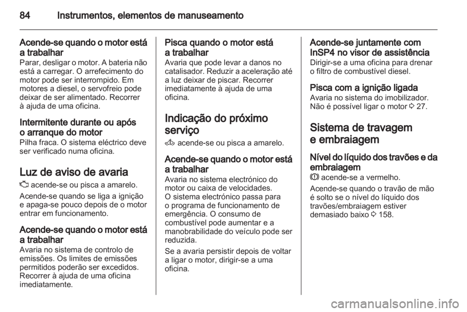 OPEL CORSA 2012.5  Manual de Instruções (in Portugues) 