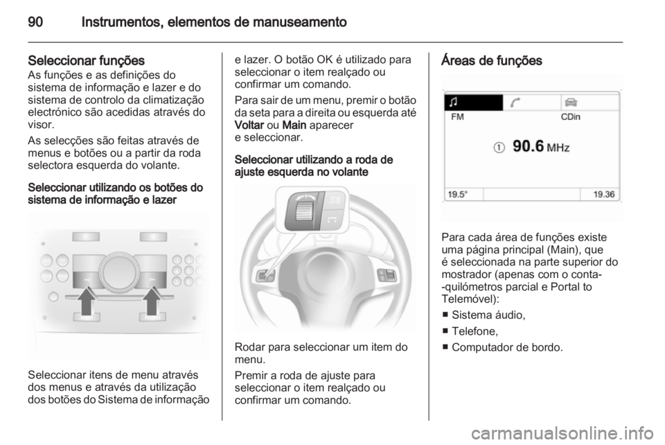 OPEL CORSA 2012.5  Manual de Instruções (in Portugues) 