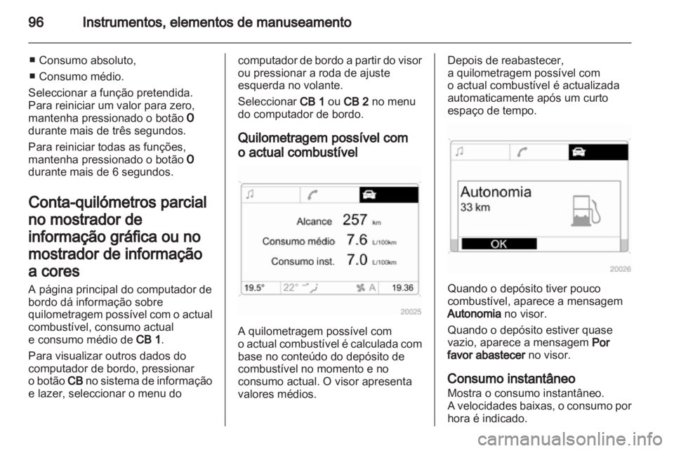 OPEL CORSA 2012.5  Manual de Instruções (in Portugues) 