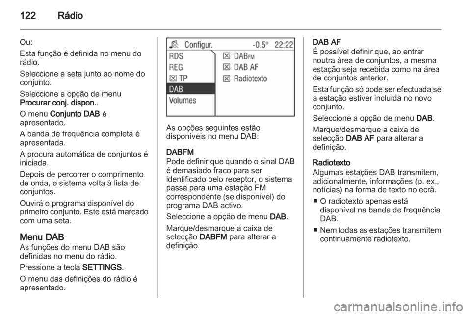 OPEL CORSA 2013  Manual de Informação e Lazer (in Portugues) 