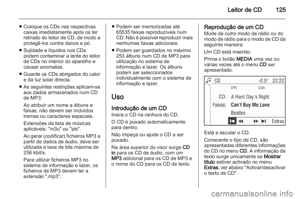 OPEL CORSA 2013  Manual de Informação e Lazer (in Portugues) 
