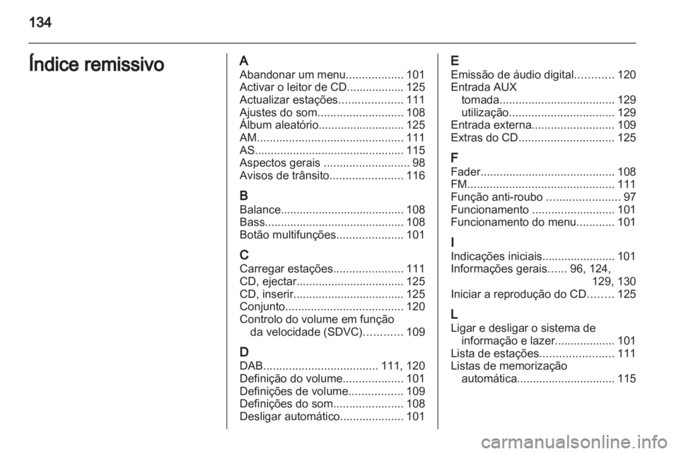 OPEL CORSA 2013  Manual de Informação e Lazer (in Portugues) 
