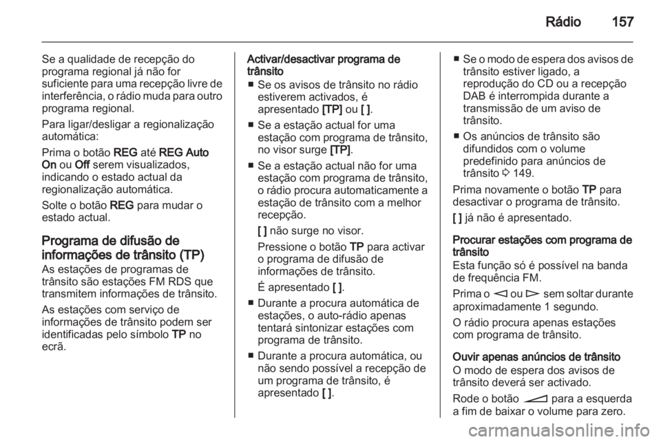OPEL CORSA 2013  Manual de Informação e Lazer (in Portugues) 
