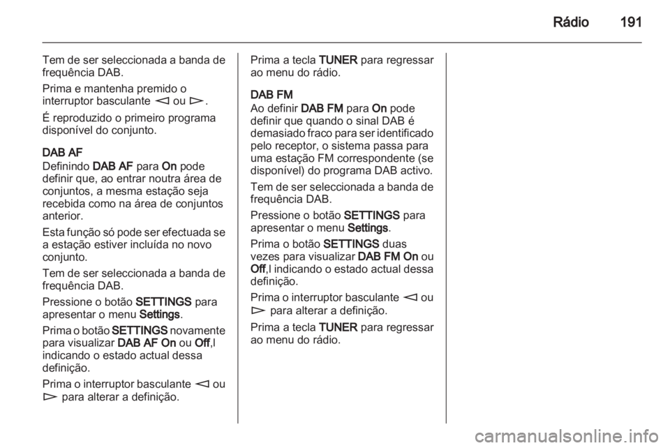 OPEL CORSA 2013  Manual de Informação e Lazer (in Portugues) 