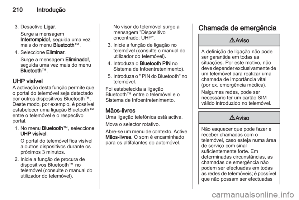 OPEL CORSA 2013  Manual de Informação e Lazer (in Portugues) 