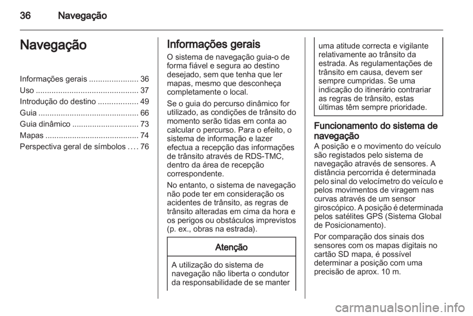 OPEL CORSA 2013  Manual de Informação e Lazer (in Portugues) 