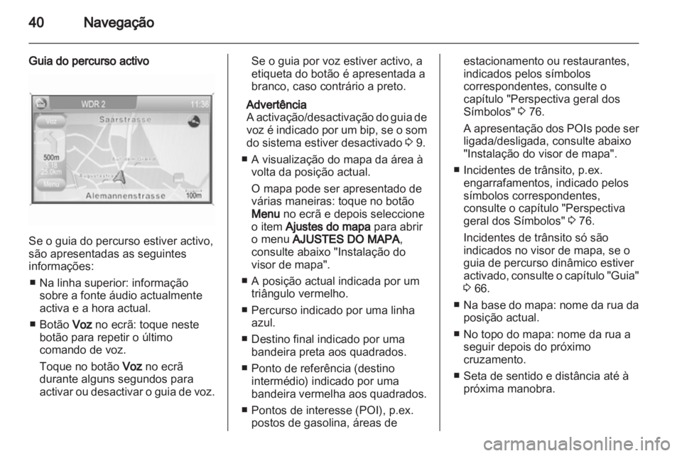 OPEL CORSA 2013  Manual de Informação e Lazer (in Portugues) 