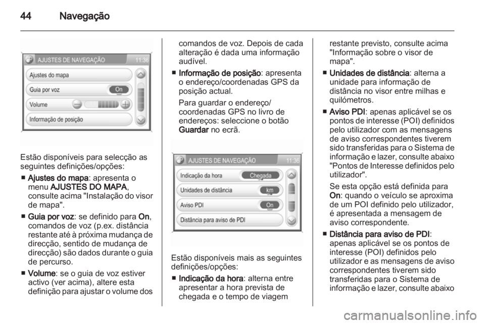 OPEL CORSA 2013  Manual de Informação e Lazer (in Portugues) 