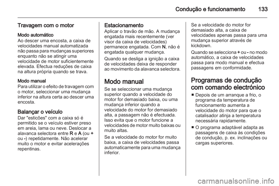 OPEL CORSA 2013  Manual de Instruções (in Portugues) 