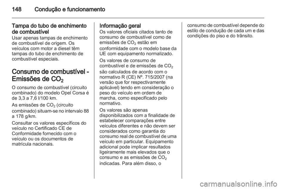 OPEL CORSA 2013  Manual de Instruções (in Portugues) 