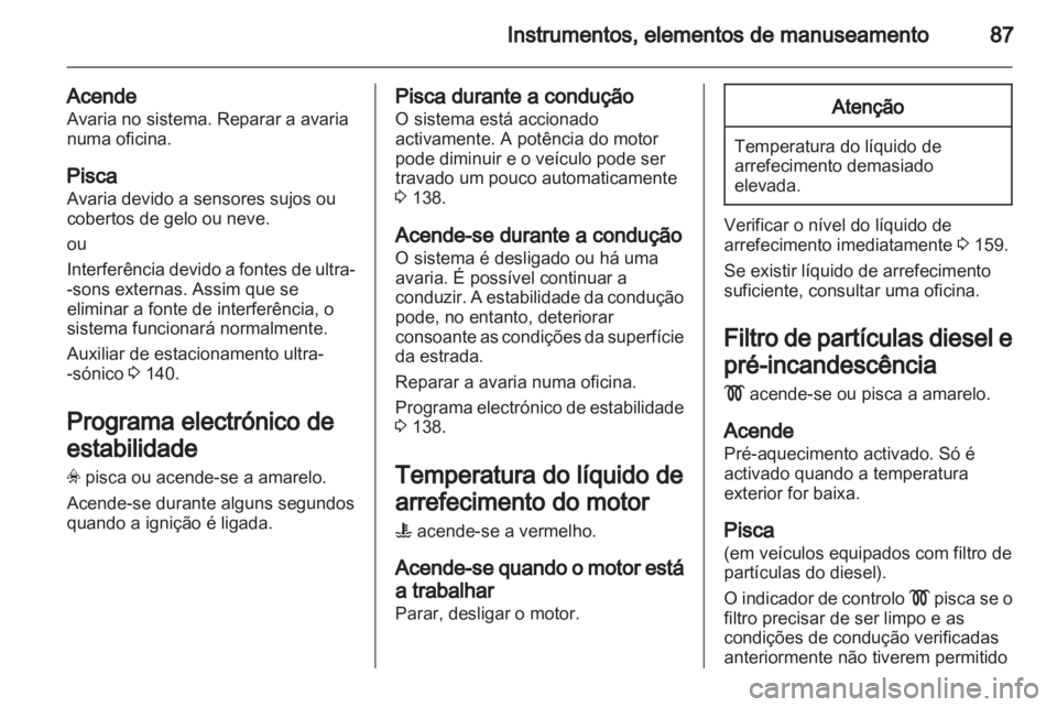 OPEL CORSA 2013  Manual de Instruções (in Portugues) 