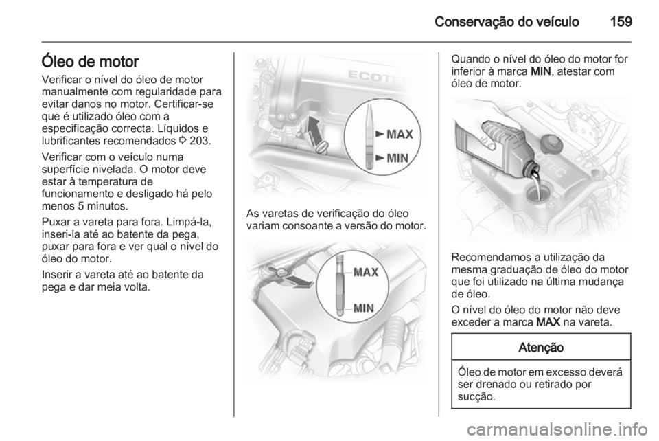 OPEL CORSA 2013.5  Manual de Instruções (in Portugues) 