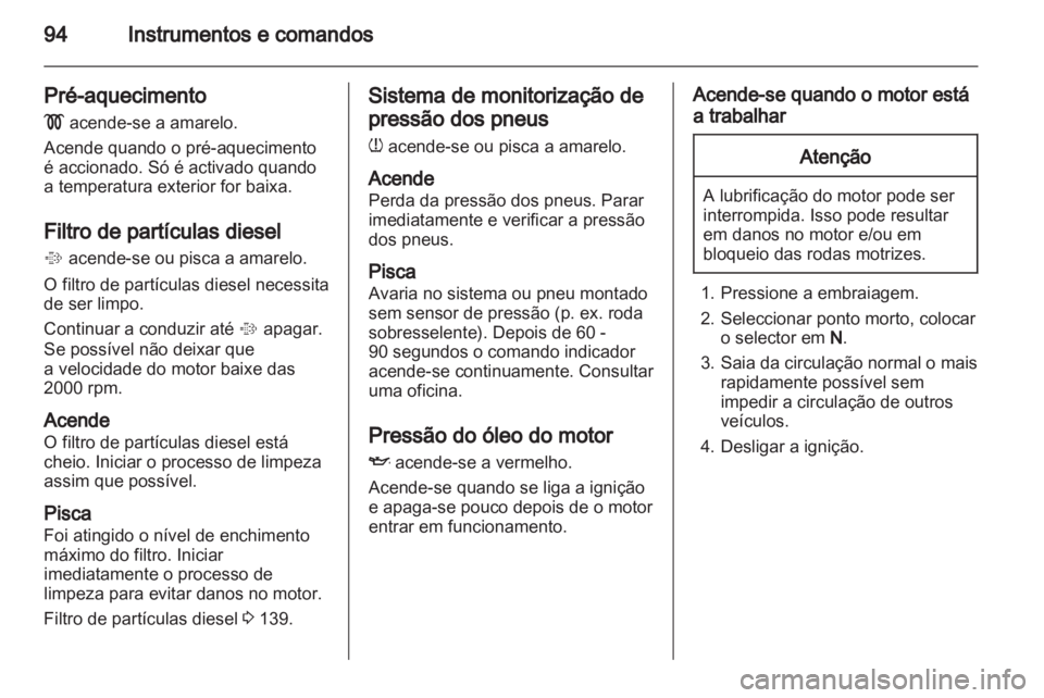 OPEL INSIGNIA 2010  Manual de Instruções (in Portugues) 