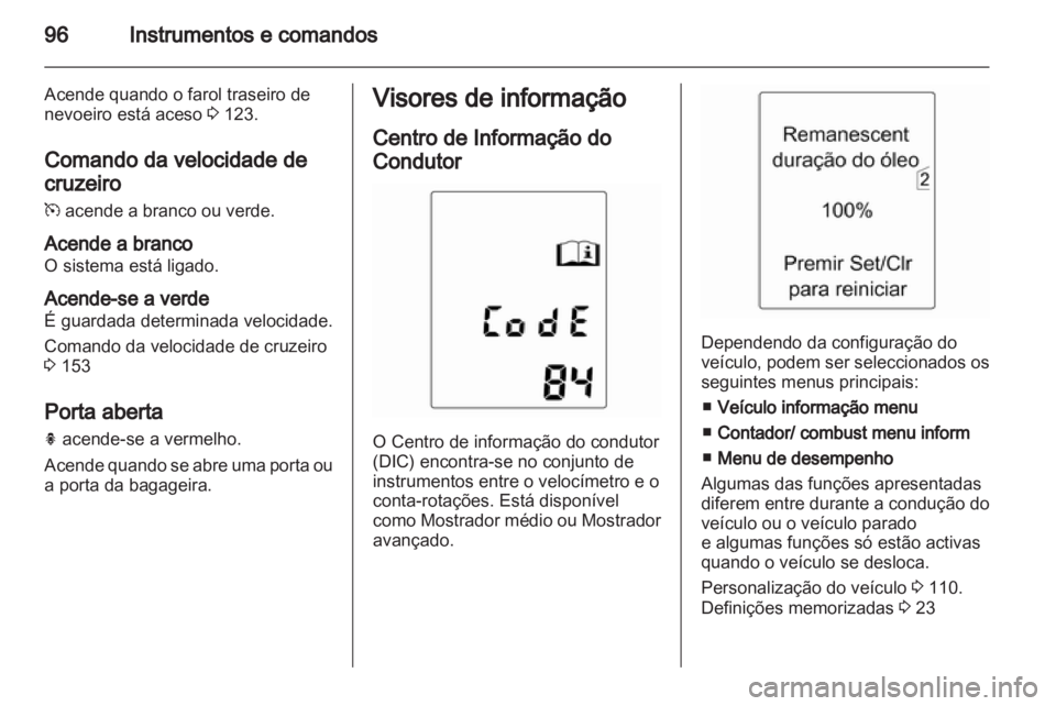 OPEL INSIGNIA 2010  Manual de Instruções (in Portugues) 