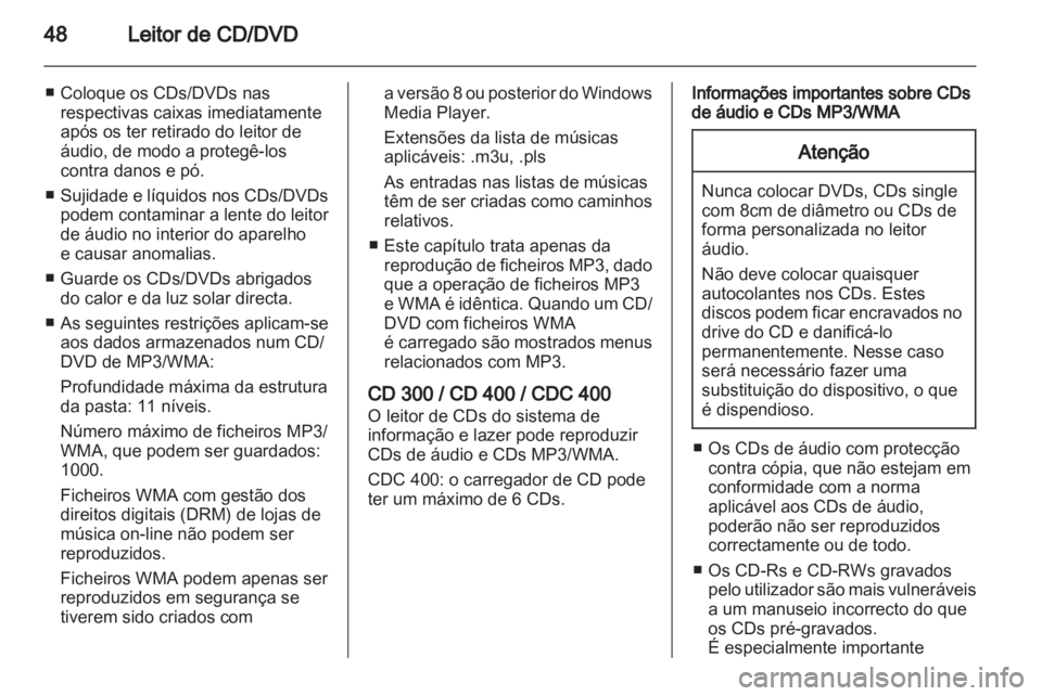 OPEL INSIGNIA 2010.5  Manual de Informação e Lazer (in Portugues) 