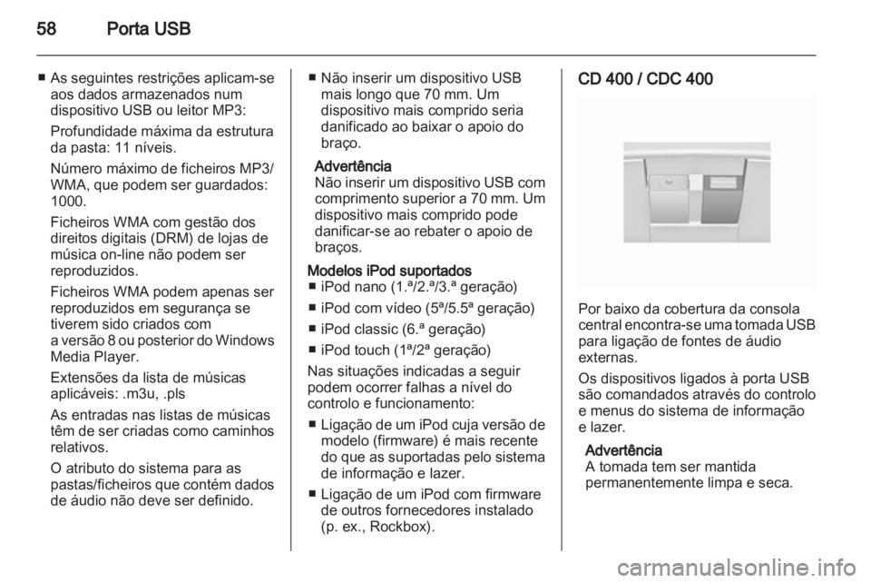 OPEL INSIGNIA 2010.5  Manual de Informação e Lazer (in Portugues) 
