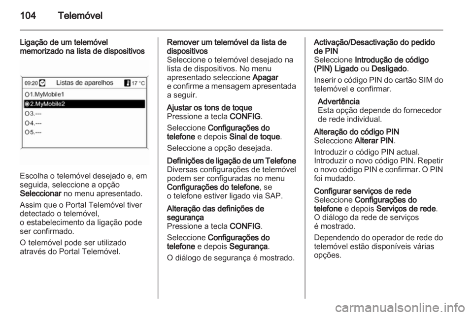 OPEL INSIGNIA 2011  Manual de Informação e Lazer (in Portugues) 