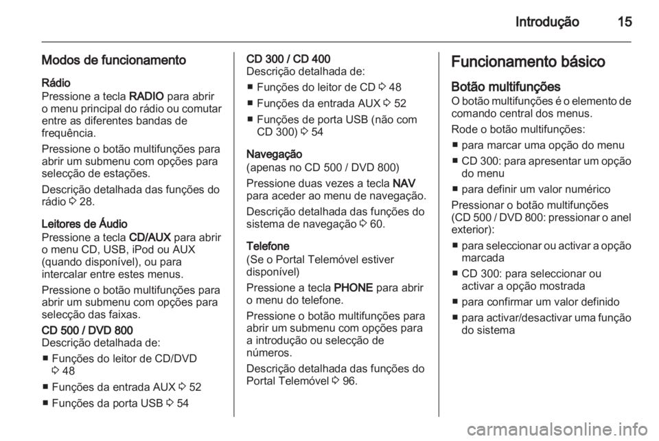 OPEL INSIGNIA 2011  Manual de Informação e Lazer (in Portugues) 