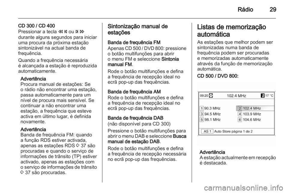 OPEL INSIGNIA 2011  Manual de Informação e Lazer (in Portugues) 