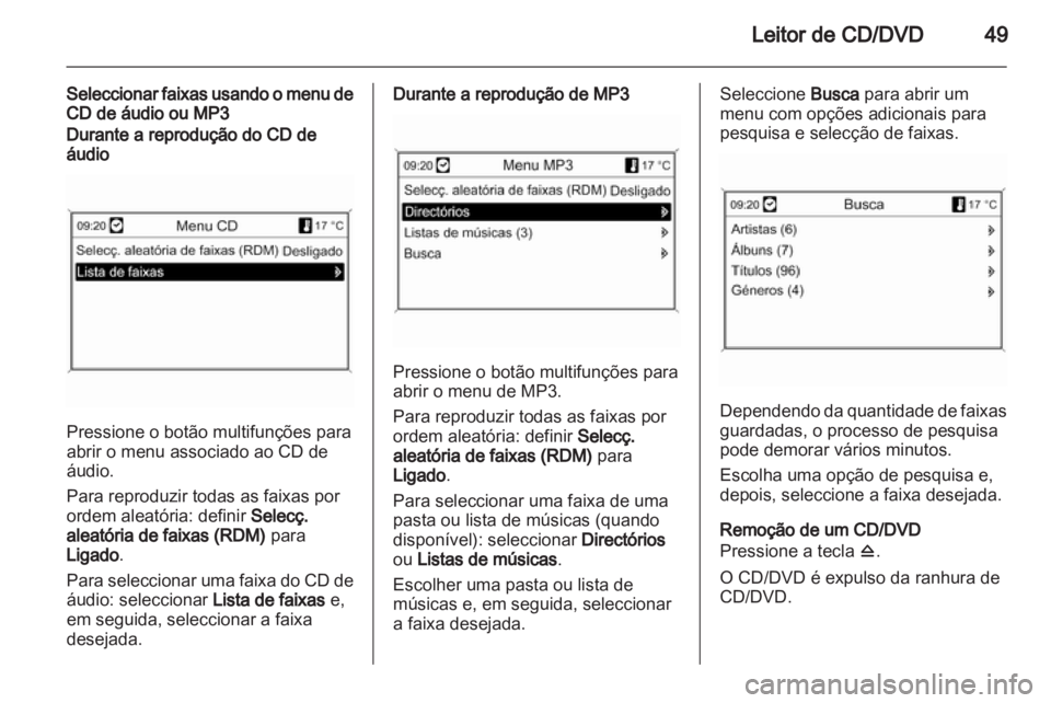 OPEL INSIGNIA 2011  Manual de Informação e Lazer (in Portugues) 
