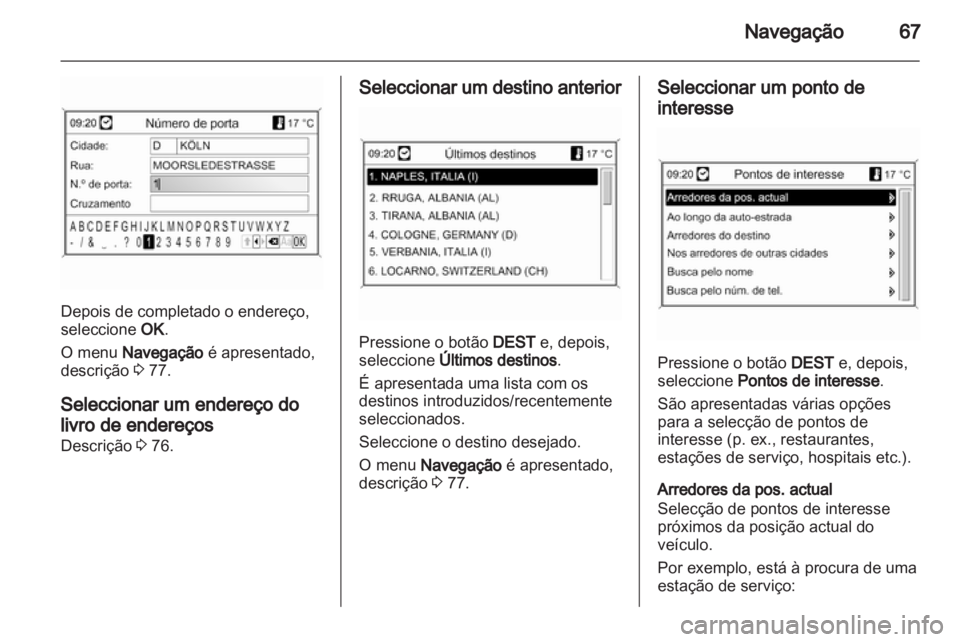 OPEL INSIGNIA 2011  Manual de Informação e Lazer (in Portugues) 