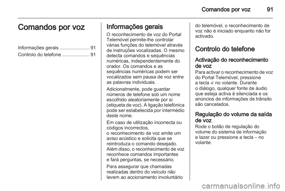 OPEL INSIGNIA 2011  Manual de Informação e Lazer (in Portugues) 
