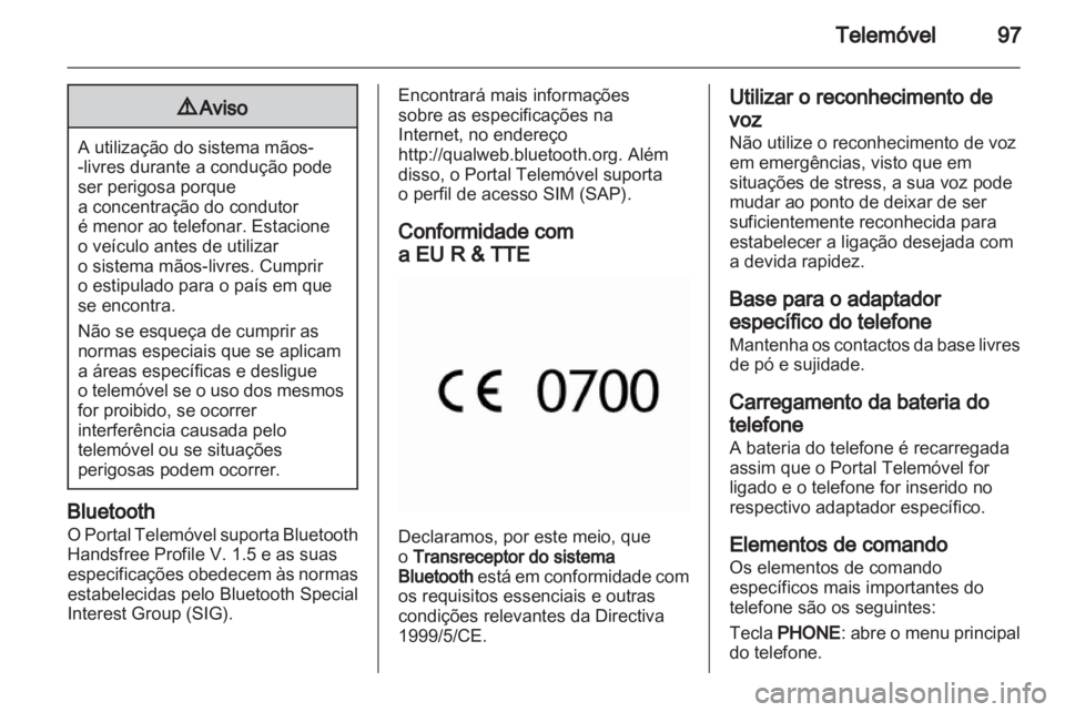 OPEL INSIGNIA 2011  Manual de Informação e Lazer (in Portugues) 