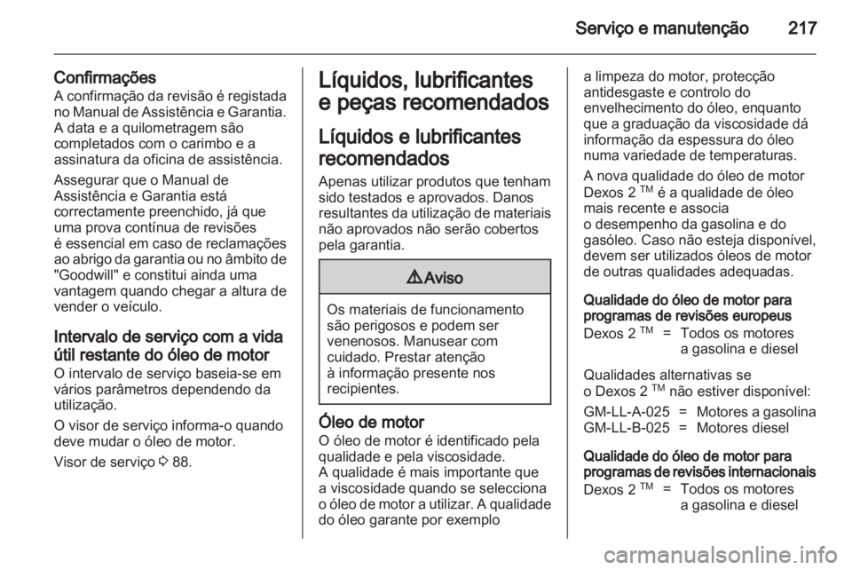 OPEL INSIGNIA 2011  Manual de Instruções (in Portugues) 