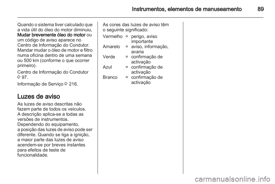 OPEL INSIGNIA 2011  Manual de Instruções (in Portugues) 
