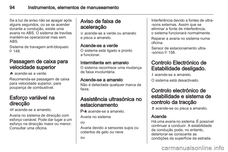 OPEL INSIGNIA 2011  Manual de Instruções (in Portugues) 