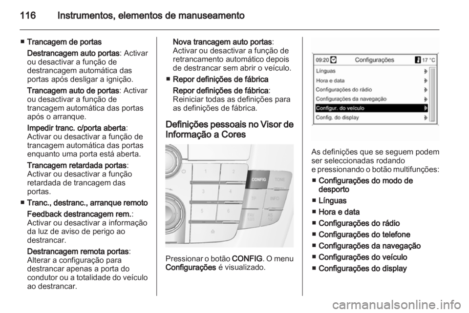 OPEL INSIGNIA 2011.5  Manual de Instruções (in Portugues) 