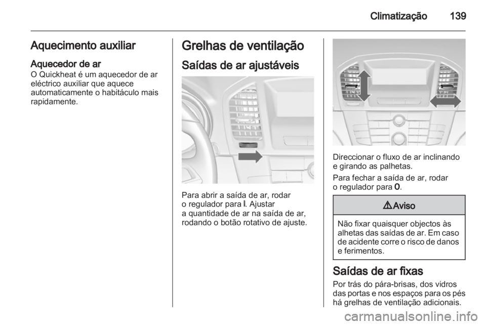 OPEL INSIGNIA 2011.5  Manual de Instruções (in Portugues) 