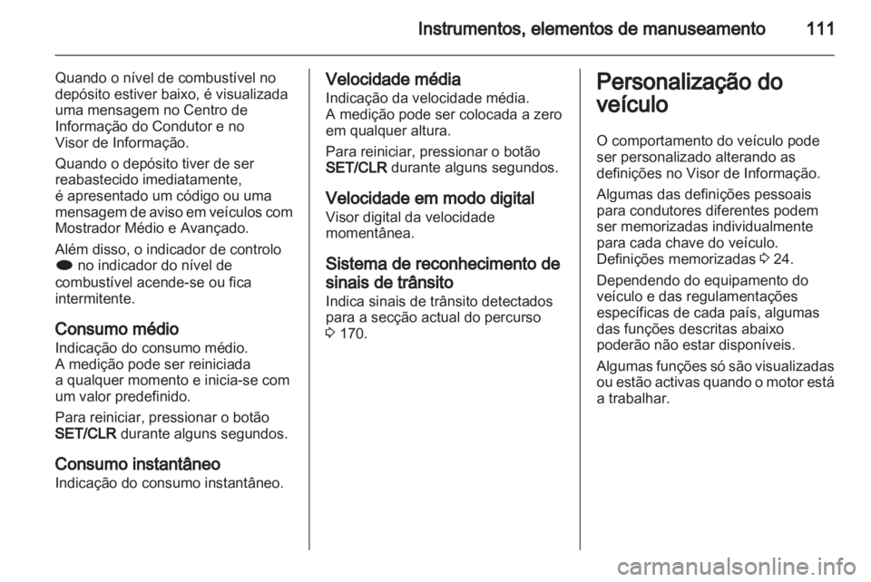 OPEL INSIGNIA 2012  Manual de Instruções (in Portugues) 