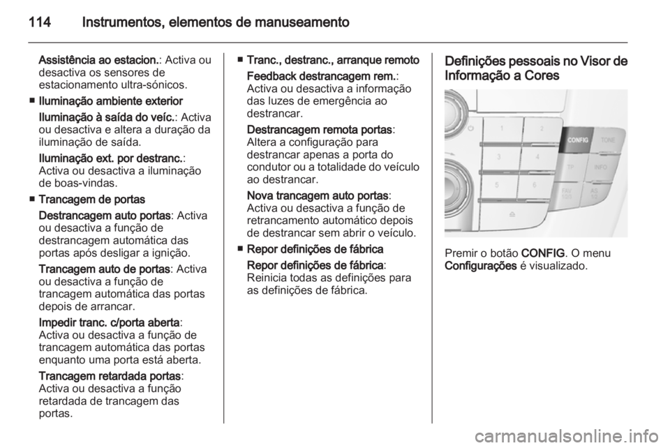 OPEL INSIGNIA 2012  Manual de Instruções (in Portugues) 