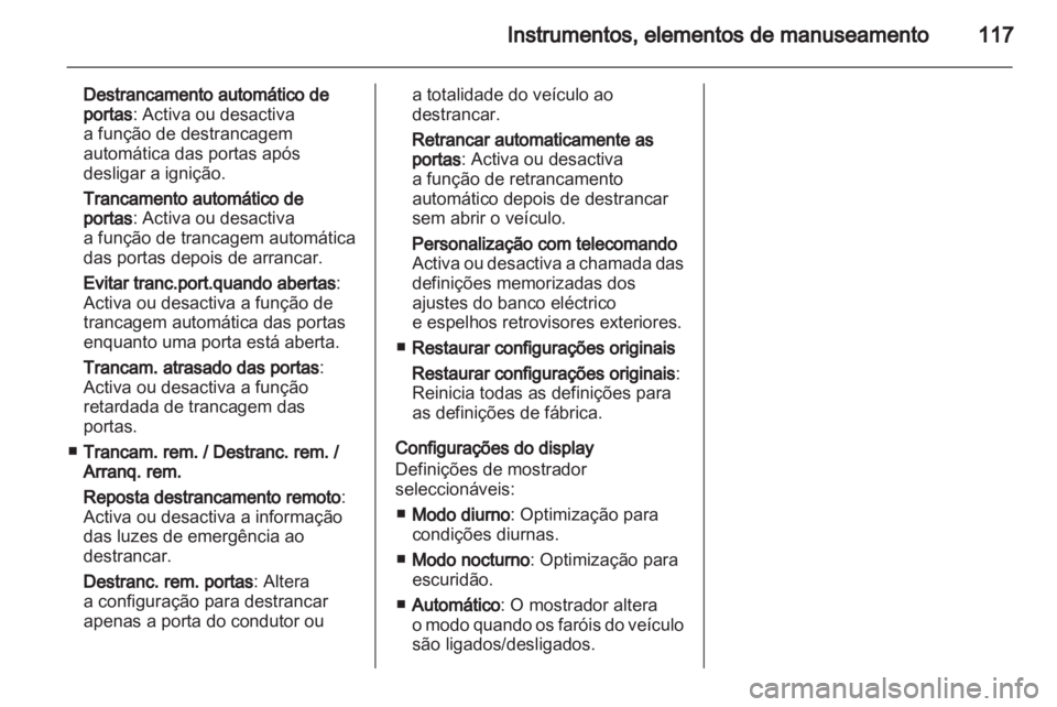 OPEL INSIGNIA 2012  Manual de Instruções (in Portugues) 