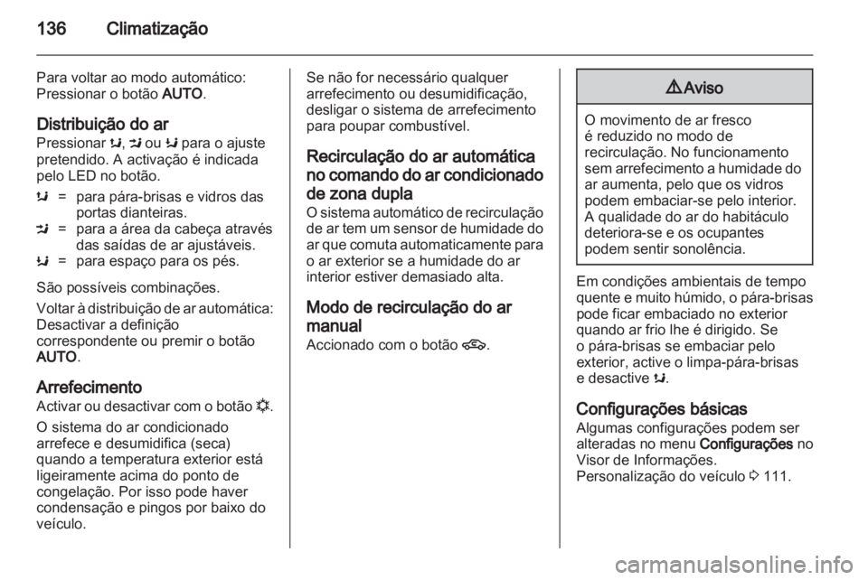 OPEL INSIGNIA 2012  Manual de Instruções (in Portugues) 