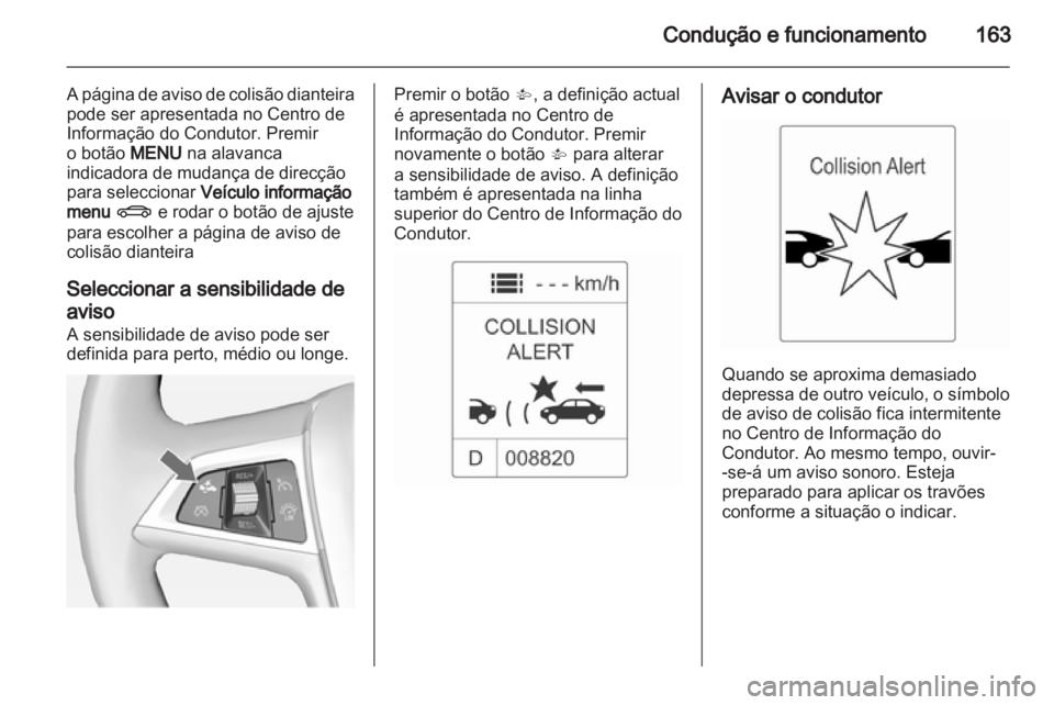 OPEL INSIGNIA 2012  Manual de Instruções (in Portugues) 