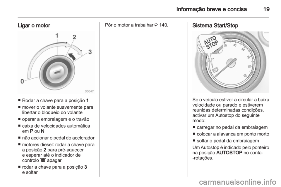 OPEL INSIGNIA 2012  Manual de Instruções (in Portugues) 