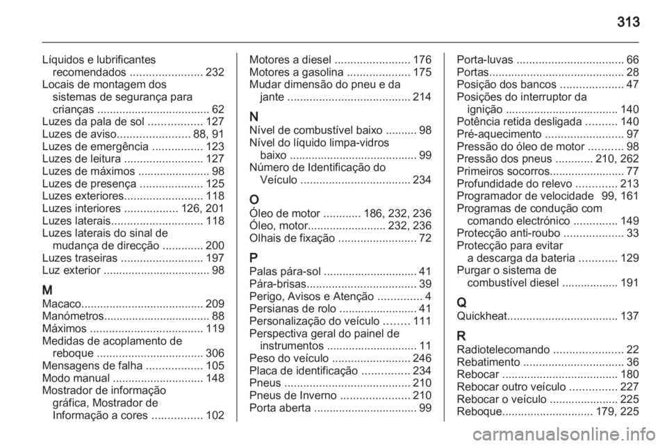OPEL INSIGNIA 2012  Manual de Instruções (in Portugues) 